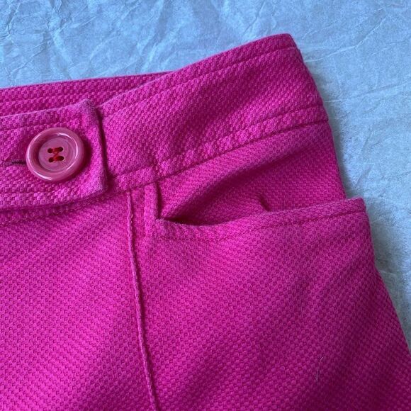 Marisa Christina Vintage Barbie Core Pink Cotton High Waist Cropped Pants SZ 10 - Picture 3 of 9